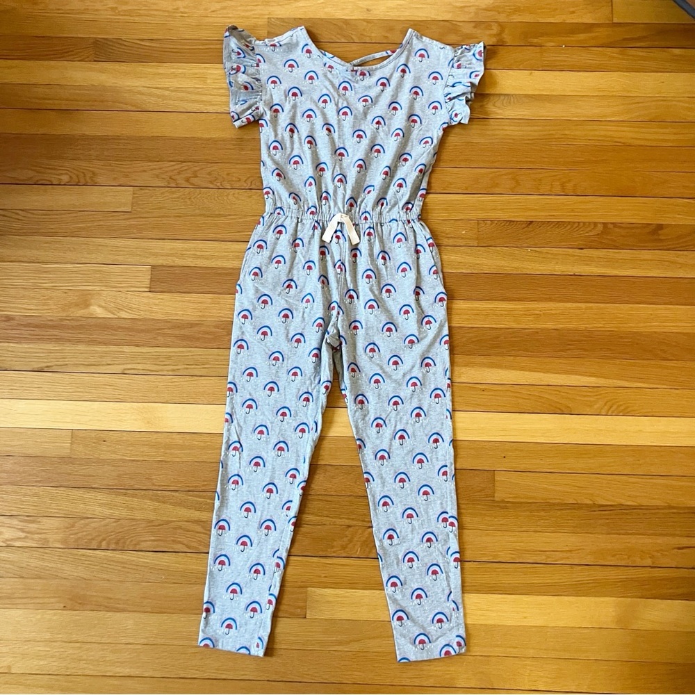 Tea Collection Gray Rainbow Jumpsuit